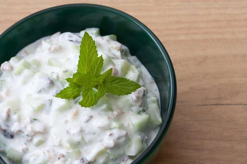 Tzatziki con cetrioli e aglio