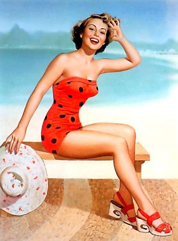 Bikini pin up intero