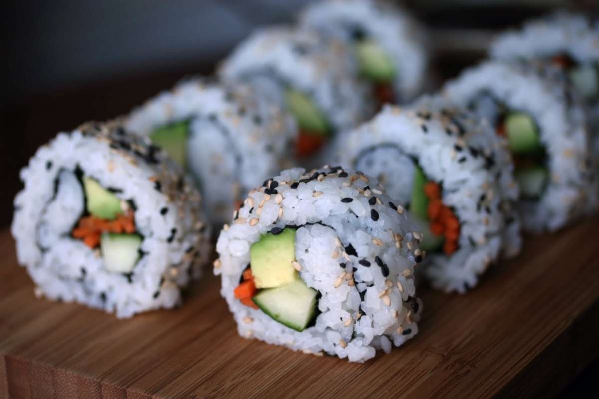 California rolls vegetariani