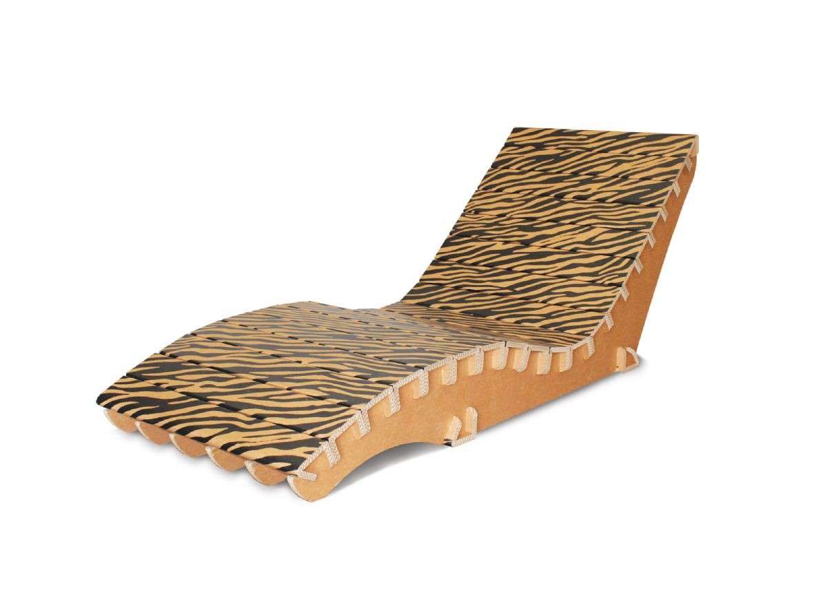 Chaise longue Nardi in cartone