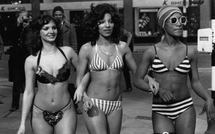 I primi bikini eccentrici anni '70