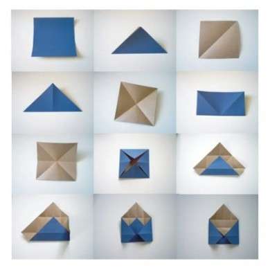 Istruzioni per un origami base