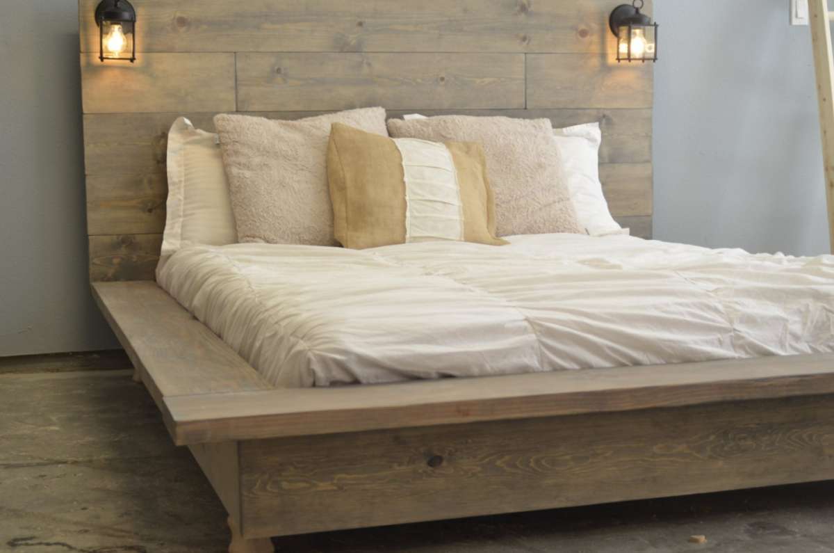 Letto in legno, fai da te ed ecologico