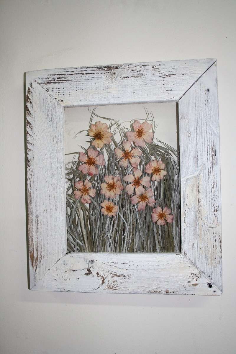 Quadro con fiori secchi