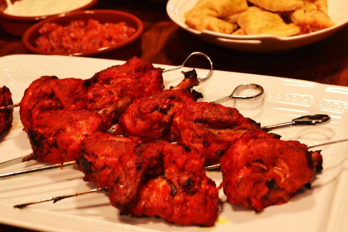 Spiedini pollo tandoori