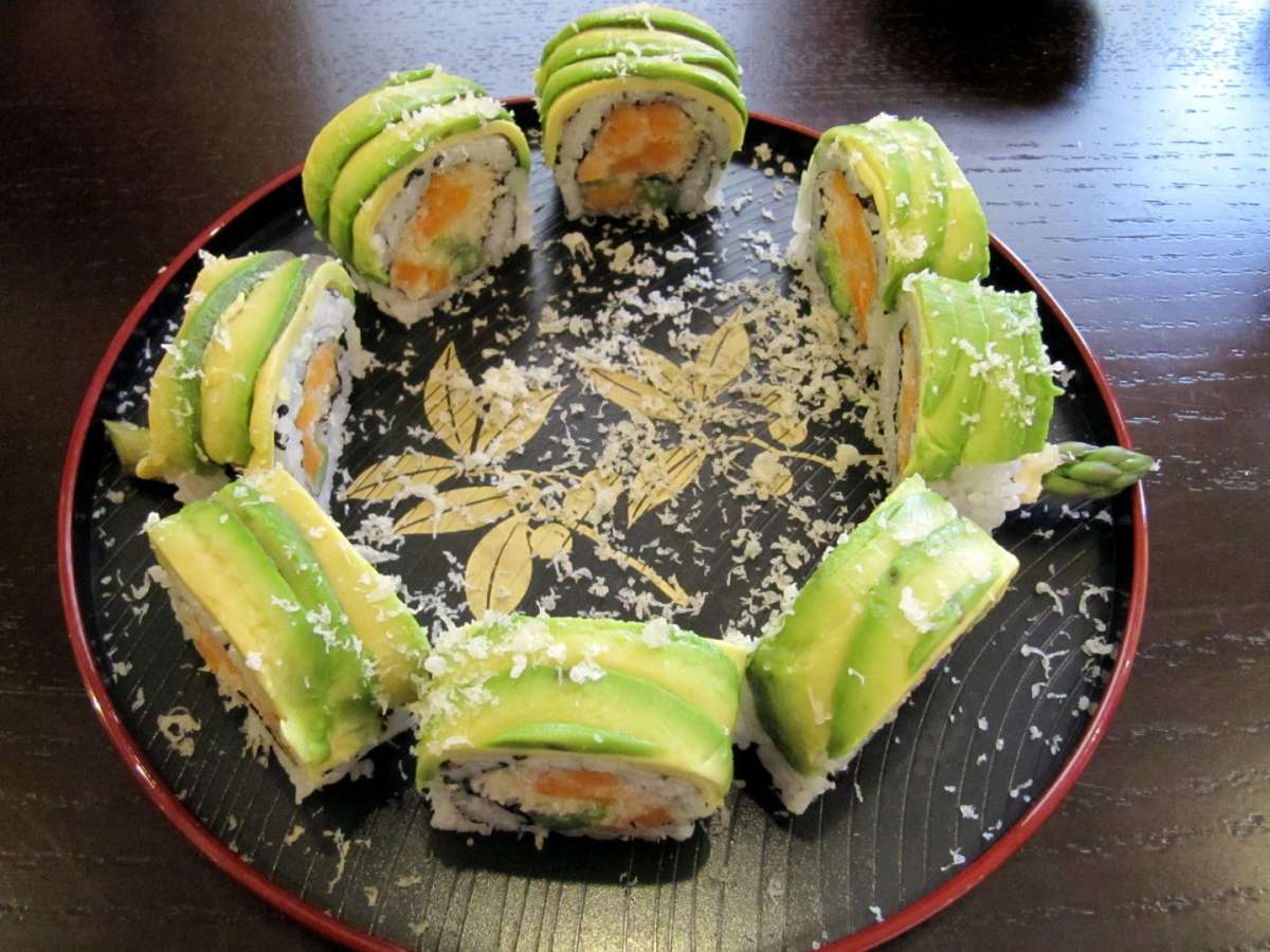Sushi vegetariano ricetta