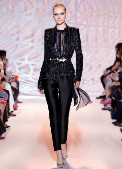 Tailleur nero Zuhair Murad