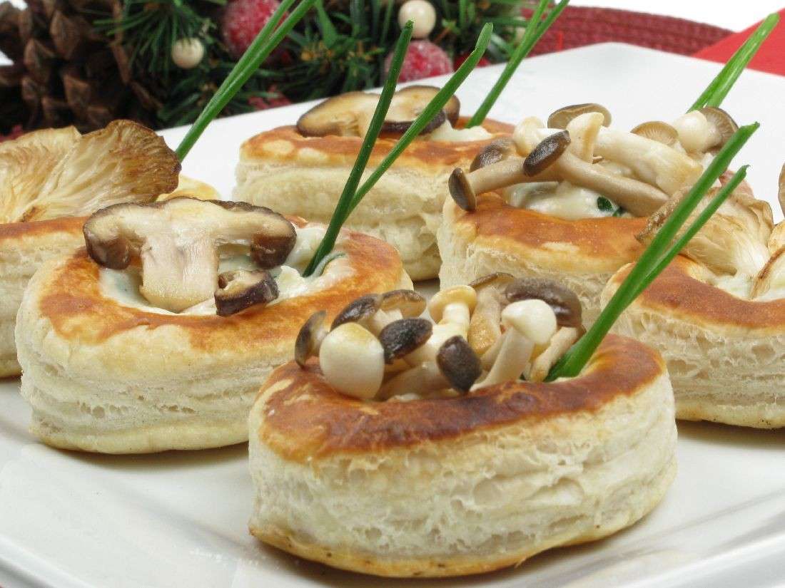 Vol au vent ai funghi