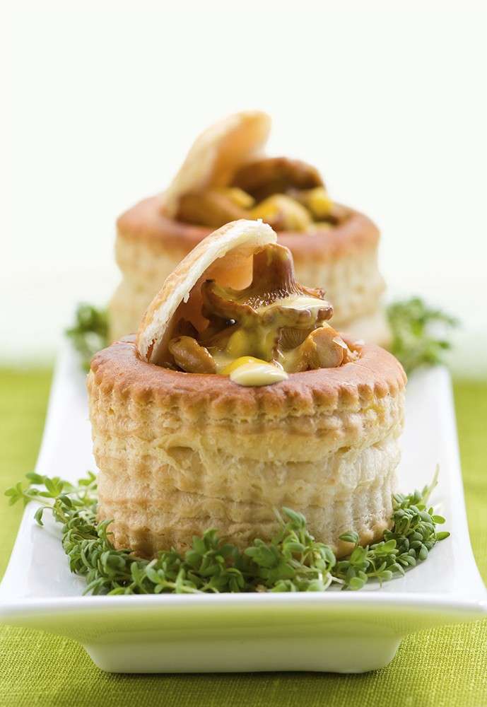 Vol au vent con funghi