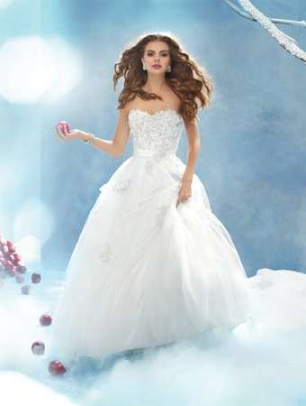 Abito da sposa ispirato a Biancaneve