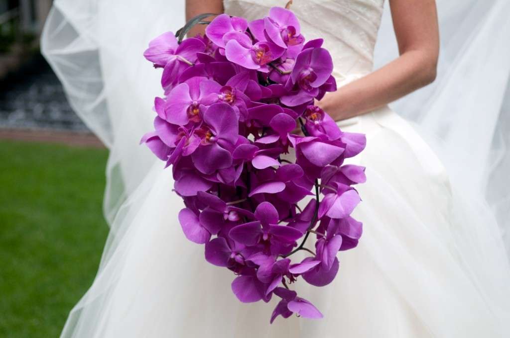 Bouqeut a cascata viola