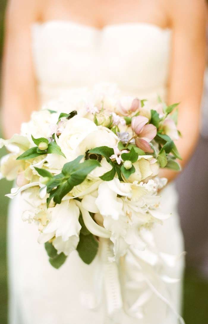 Bouquet bianco e rosa