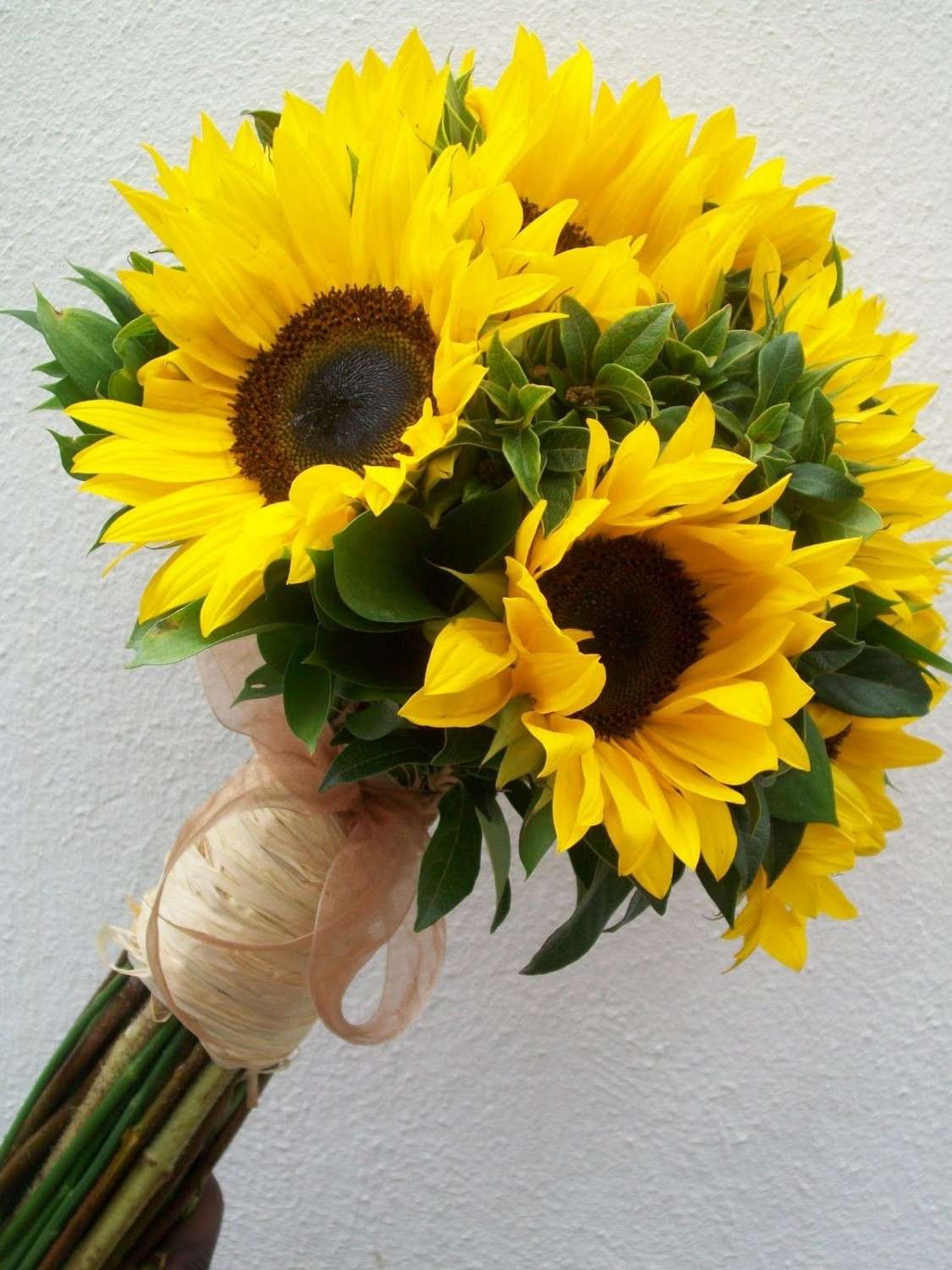 Bouquet di girasoli grandi