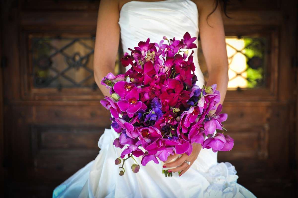 Bouquet fucsia ampio