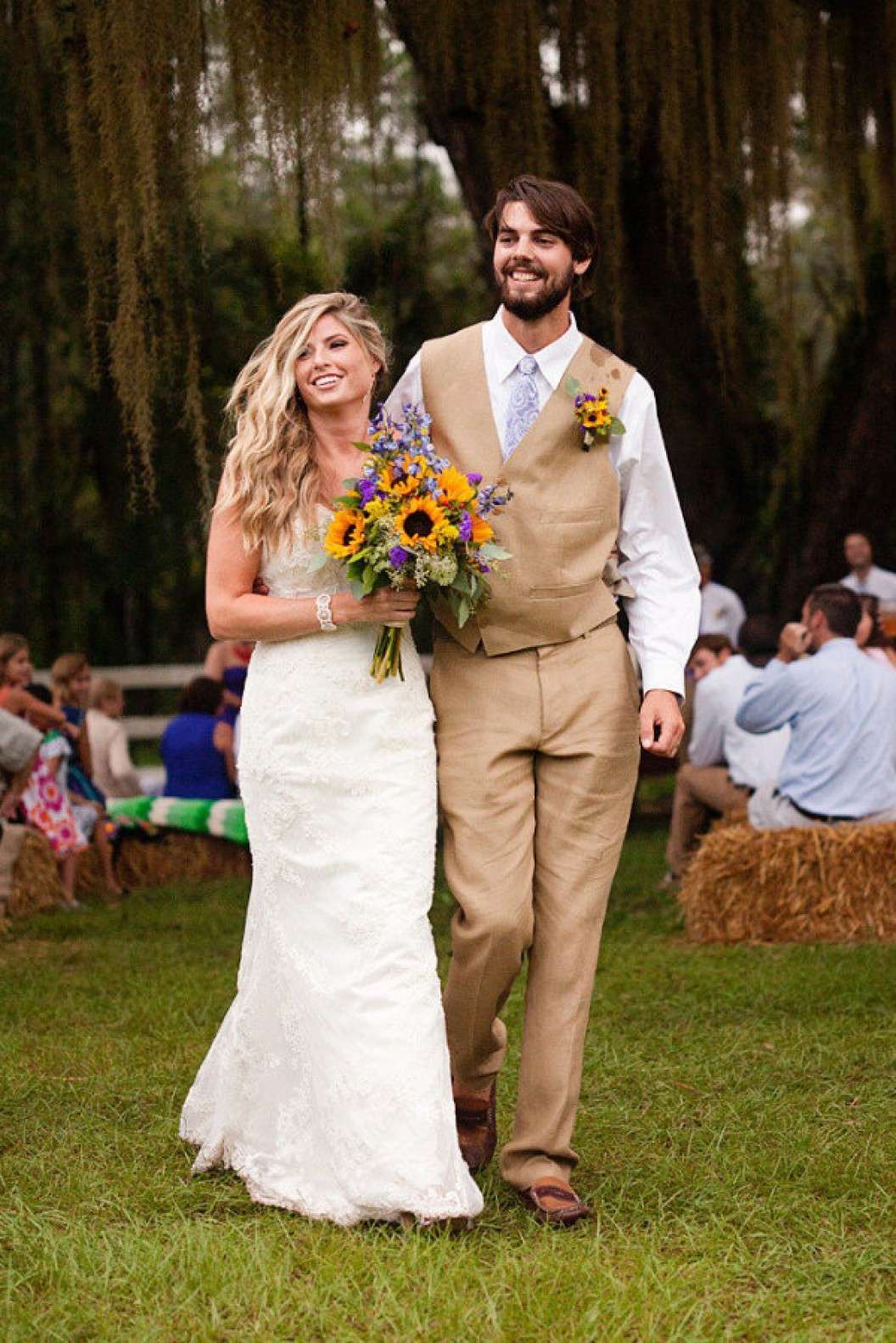 Bouquet per la sposa country chic