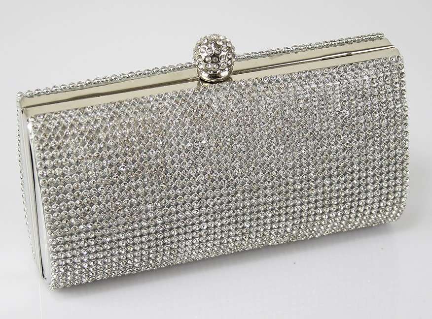 Clutch con strass