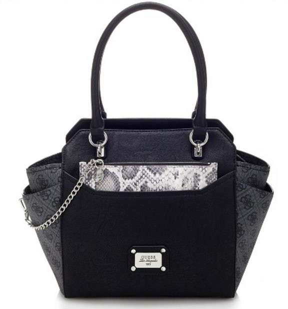 Handbag logata Guess