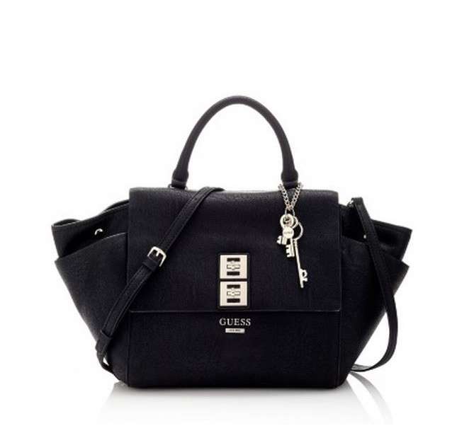 Handbag nera Guess