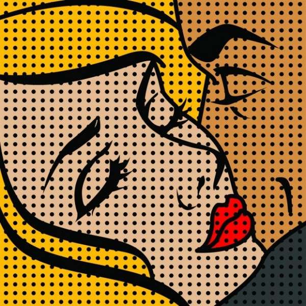 Il bacio Lichtenstein