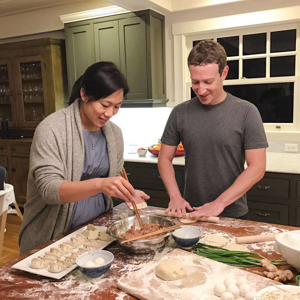 Mark e Priscilla in cucina