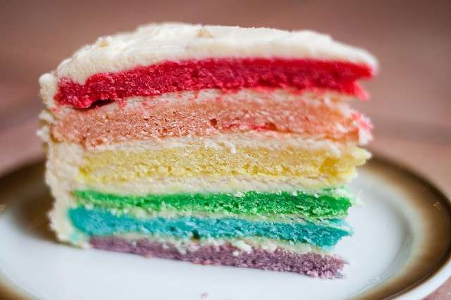 Rainbow cake ricetta