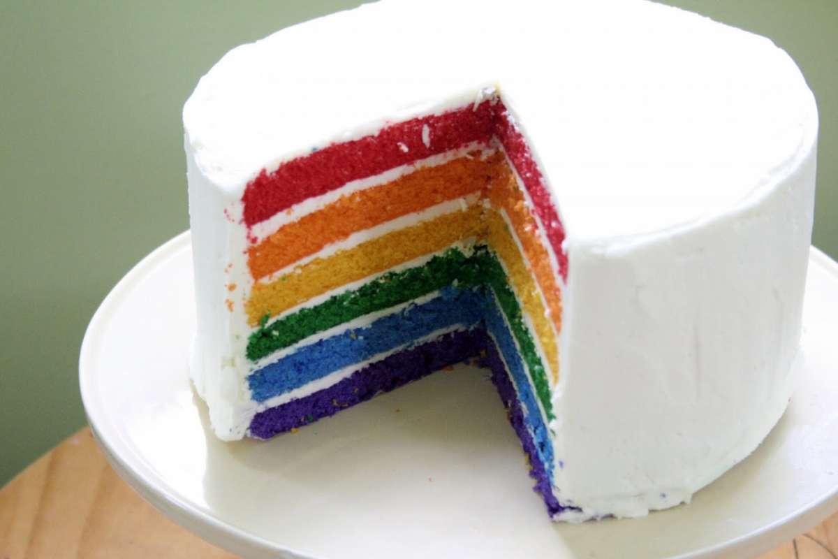 Ricetta rainbow cake
