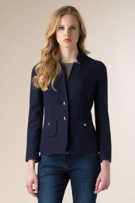 Blazer blu Luisa Spagnoli