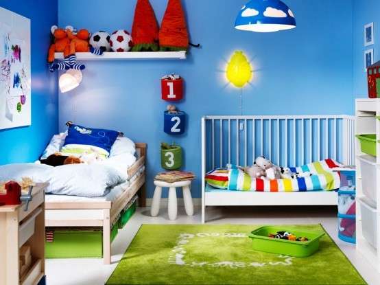 Camerette bambini Ikea lettino sponde