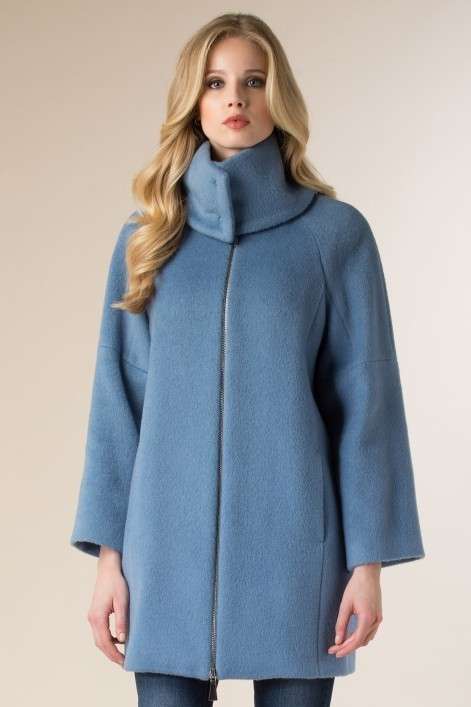 Cappotto turchese Luisa Spagnoli