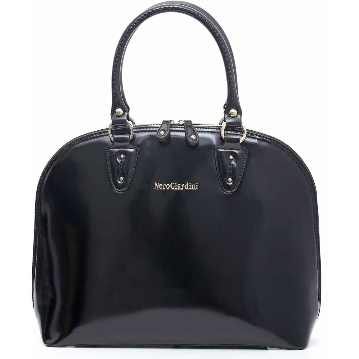 Handbag in vernice