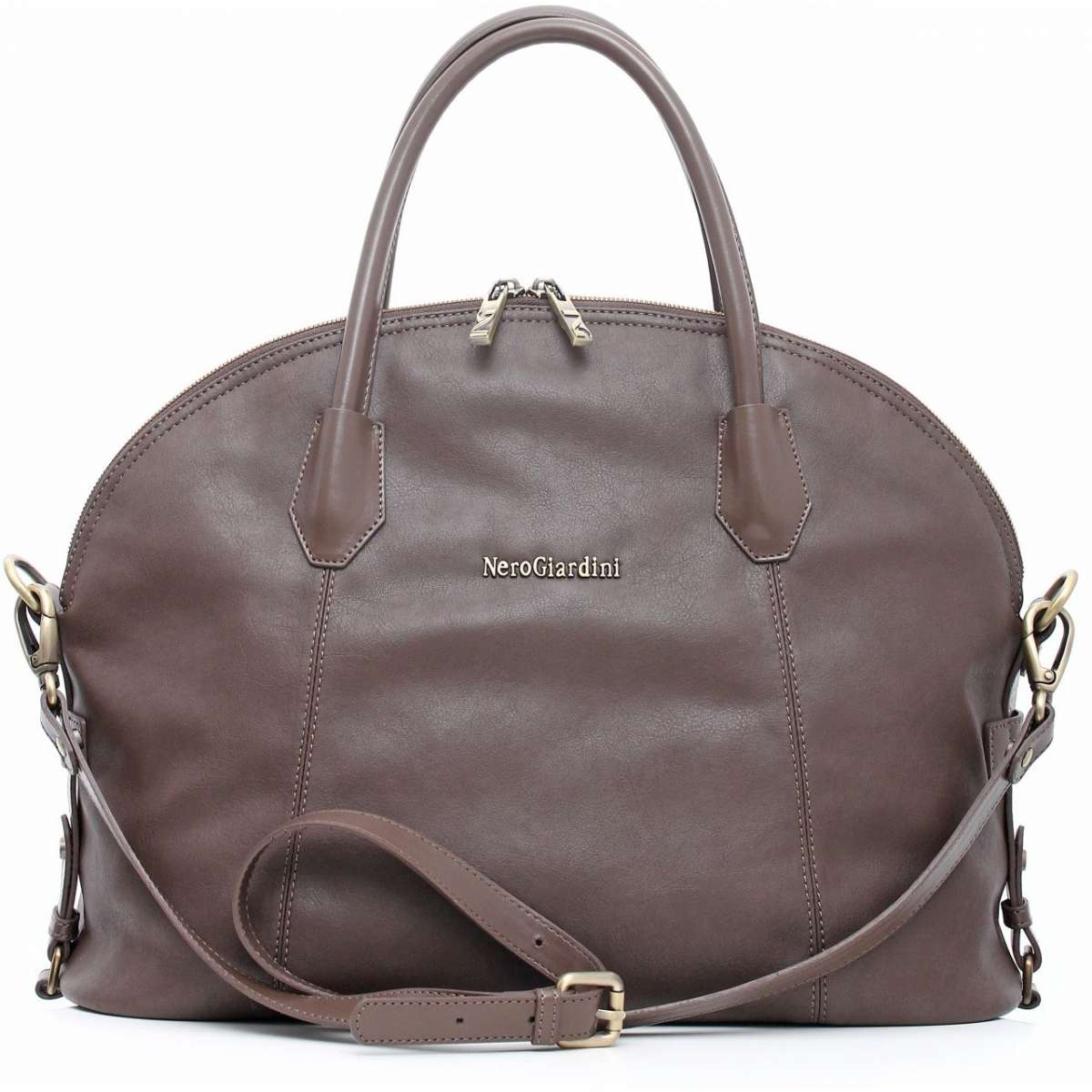 Handbag marrone