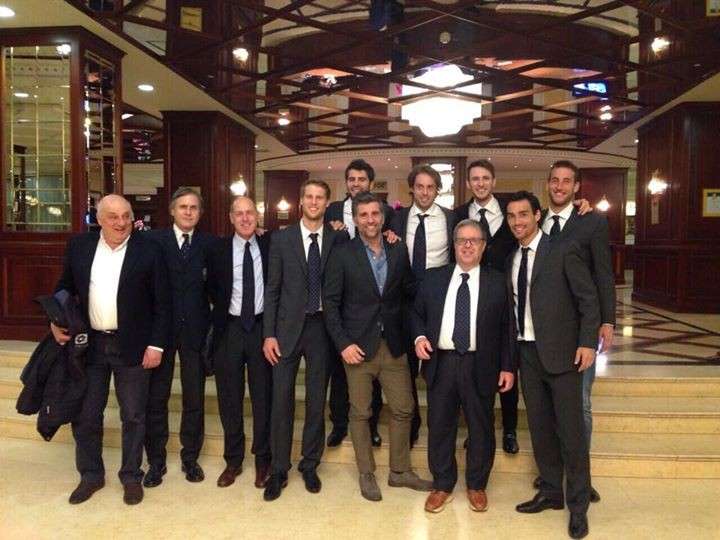 Il team del tennis italiano