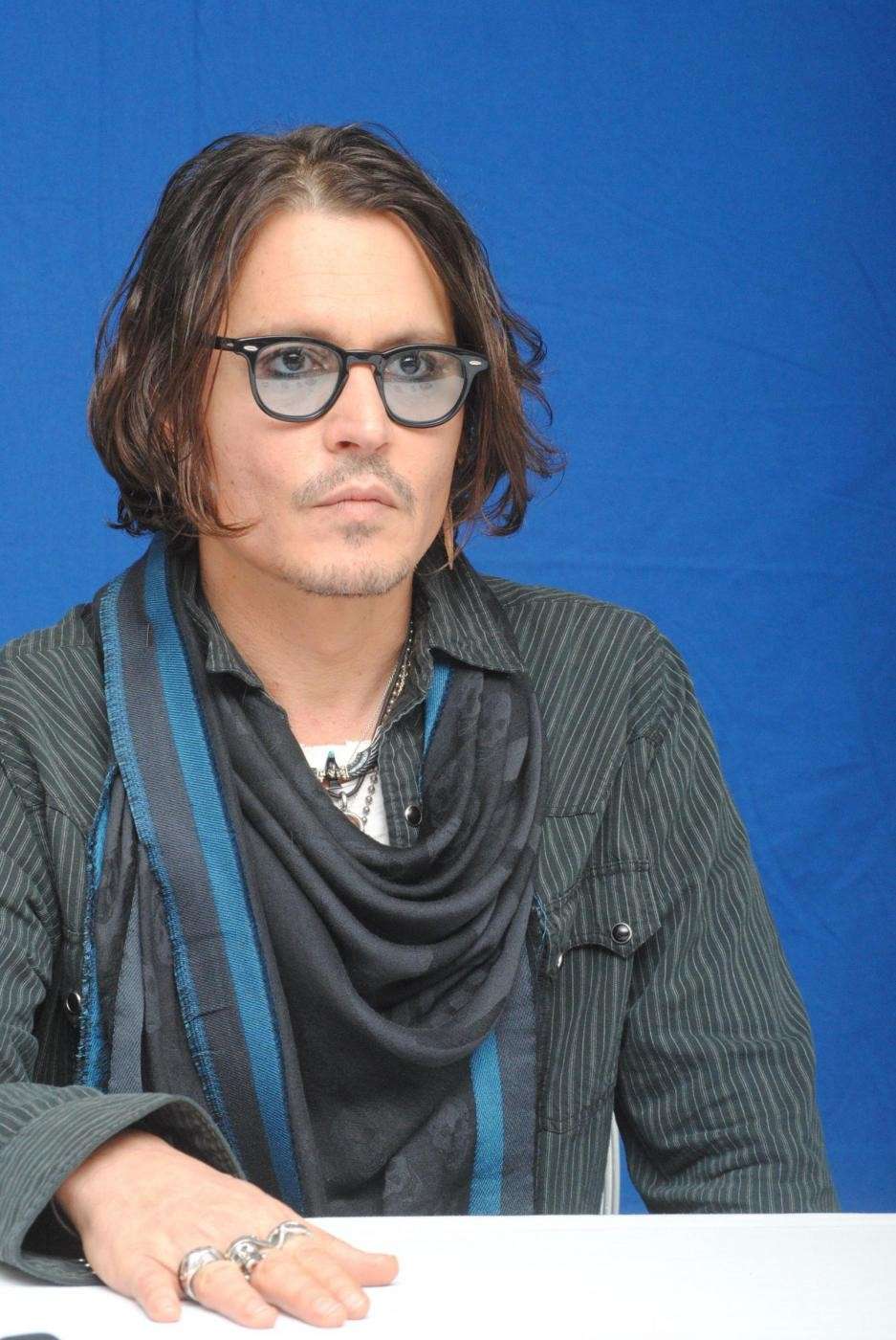 Johnny Depp in conferenza stampa