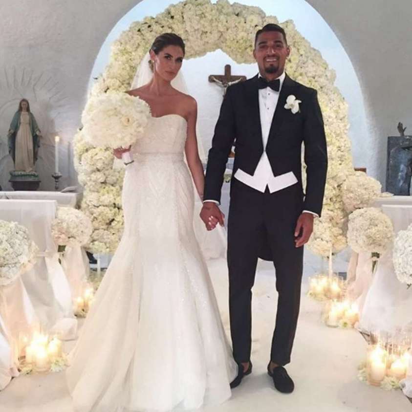 Kevin Prince Boateng e Melissa Satta sull'altare