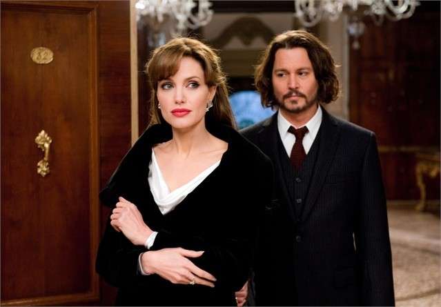 L'attore americano con Angelina Jolie in The Tourist