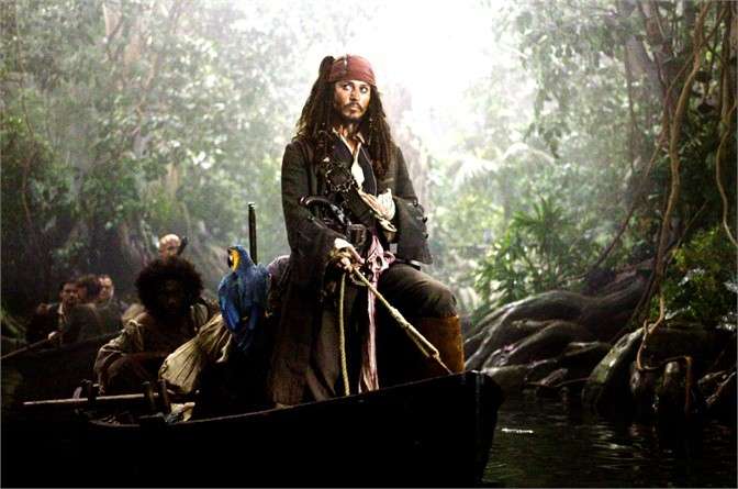L'attore americano nella fortunata serie Disney I pirati dei Caraibi