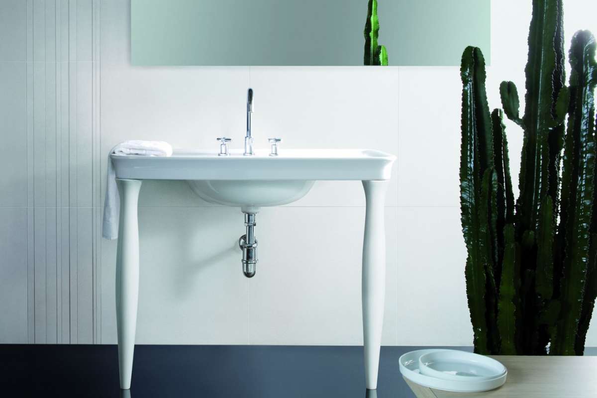 Lavabo consolle per bagno in stile classico