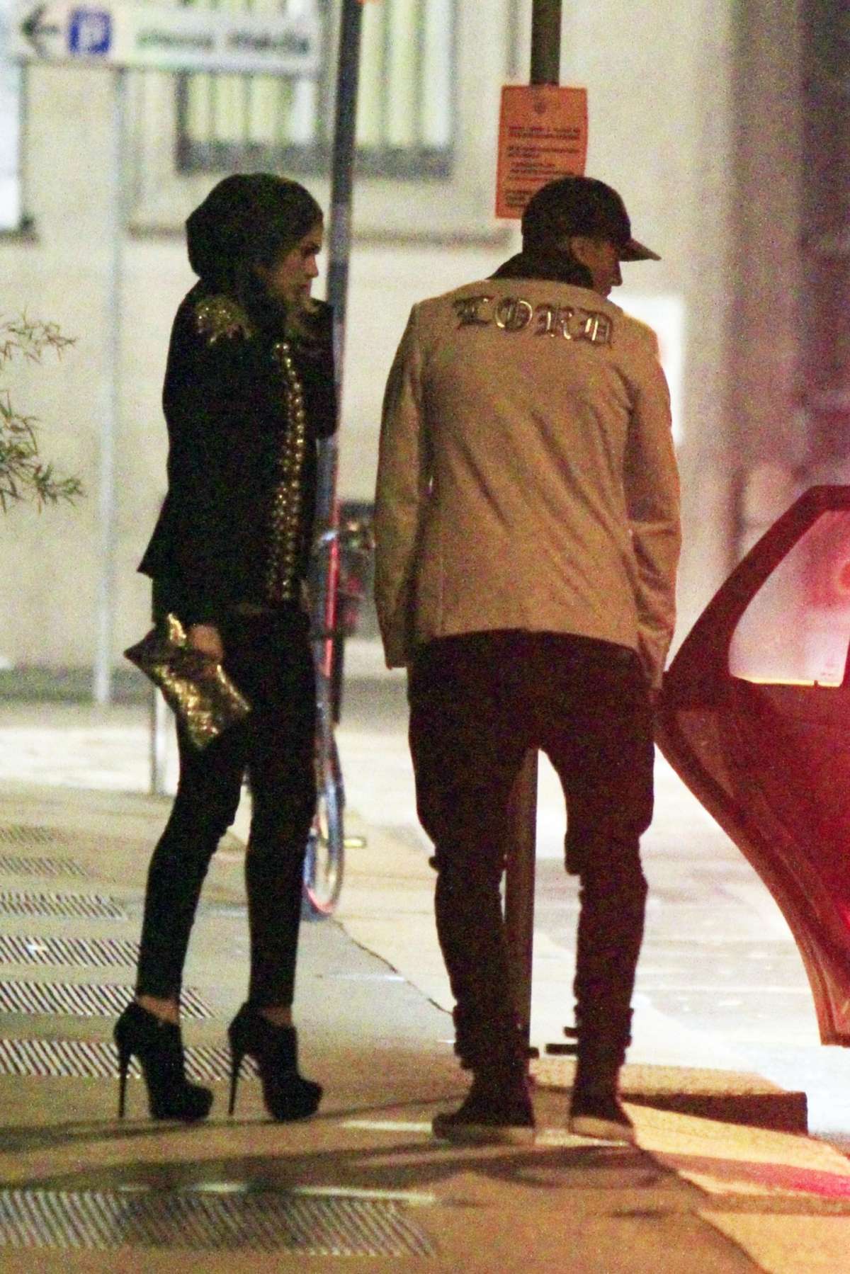 Melissa Satta e Kevin Prince Boateng dopo una serata