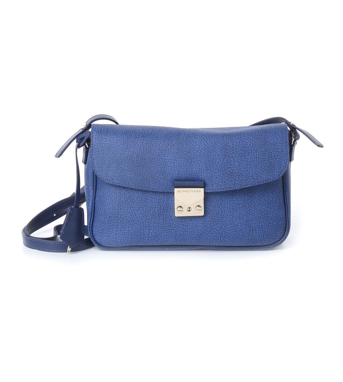 Mini bag blu Borbonese