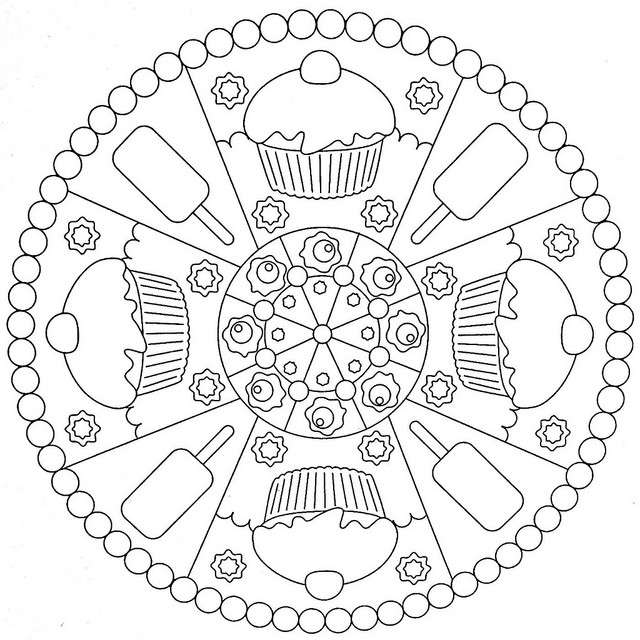 Mandala da colorare per bambini