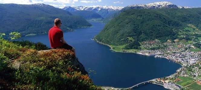 Sognefjord in Norvegia