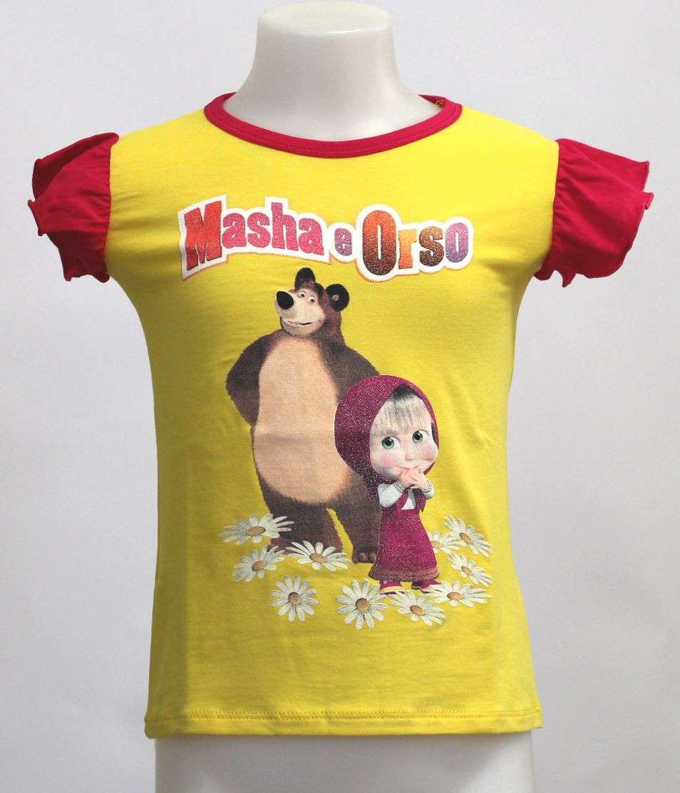 T-shirt Masha e Orso