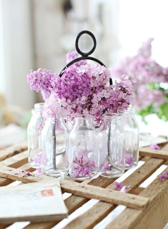 Decorazioni vintage con lavanda