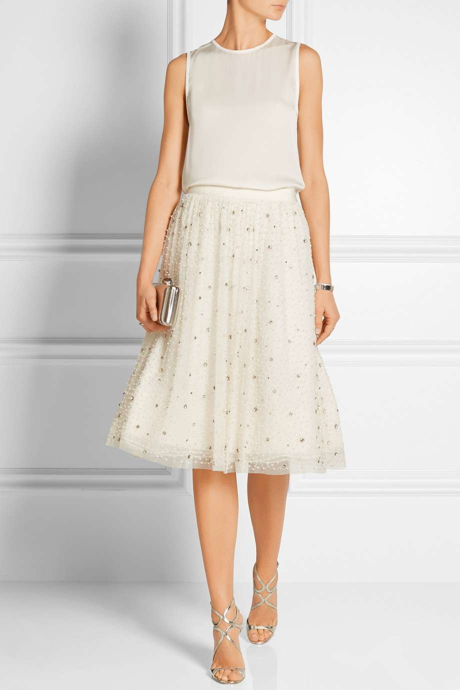 Modello bianco Alice and Olivia