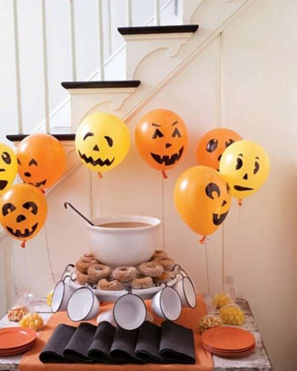 Palloncini per la tavola di Halloween