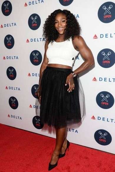 Serena Williams con gonna di tulle