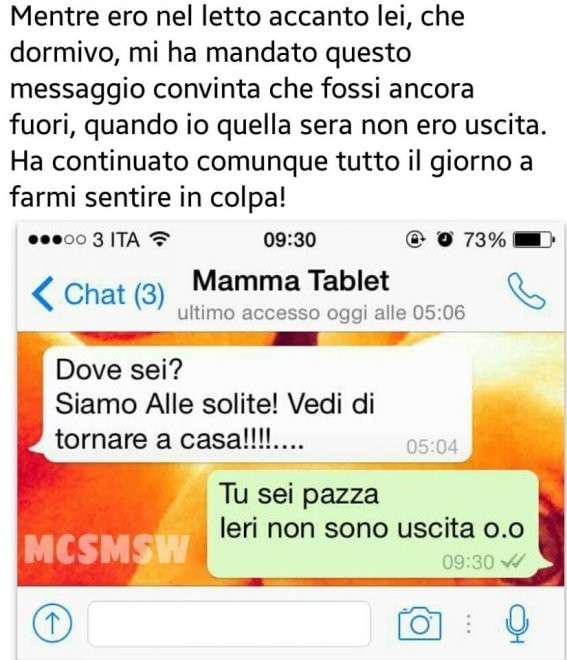 Una mamma troppo ansiosa