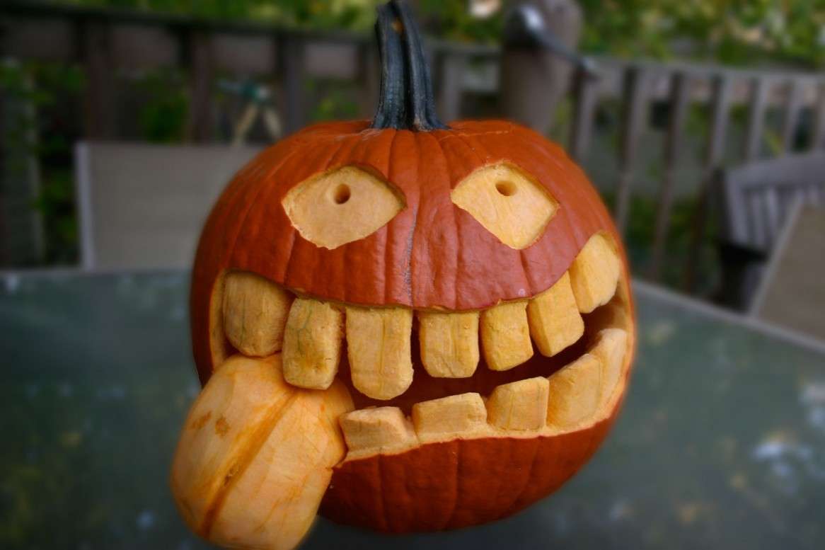 Zucca simpatica per Halloween