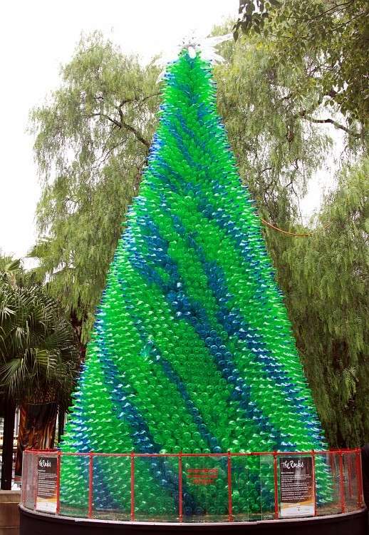 Albero bicolore di plastica