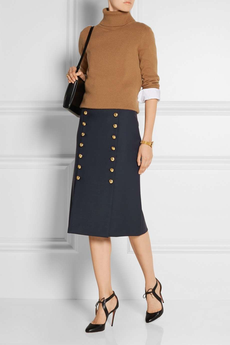 Blu navy e marrone